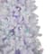7.5ft. Pre-Lit White Winston Pine Pencil Artificial Christmas Tree, Multi LED Lights